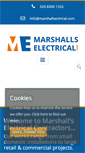 Mobile Screenshot of marshallselectrical.com